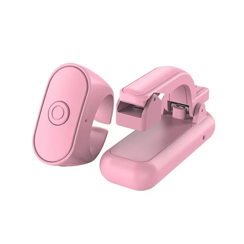 Bluetooth Ring Page Turner Remote, Hands-Free Page Turning Controller, Camera Shutter for Phone Tablet E-Book Reader