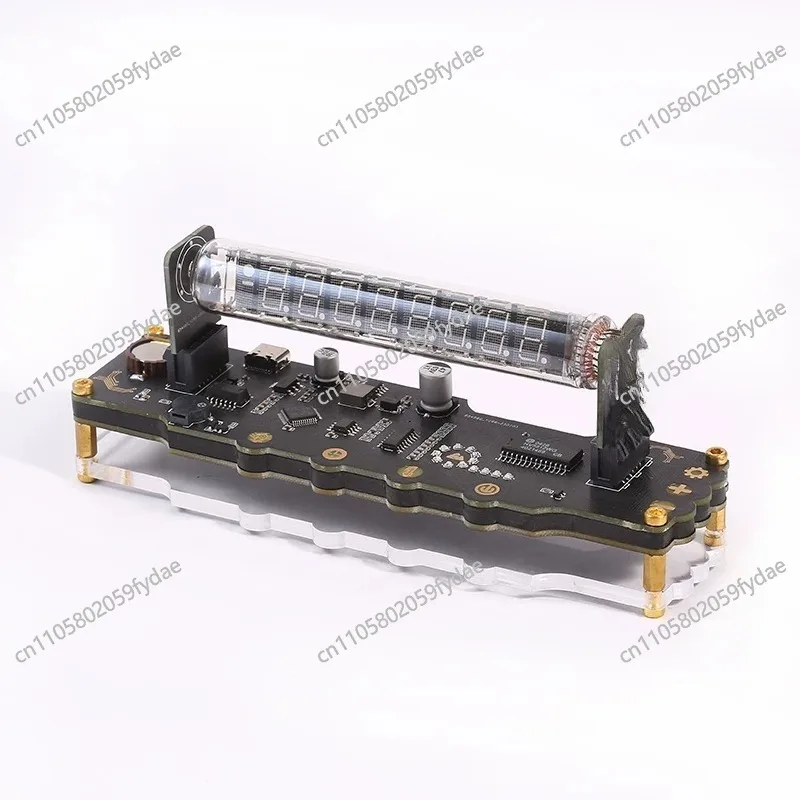 Fluorescent tube clock e-sports art creative section table ornament quasi-glow tube gift