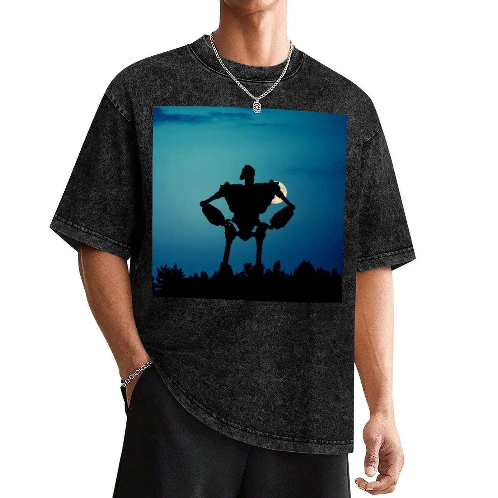 Iron Giant T-Shirt kawaii clothes new edition anime clothes big and tall t shirts for men