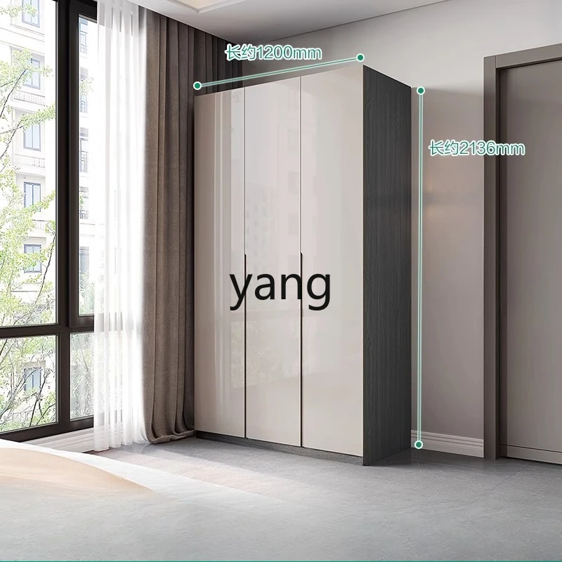 

LTT Modern Simple Floor Wardrobe Teen Boys and Girls Bedroom Storage Wardrobe