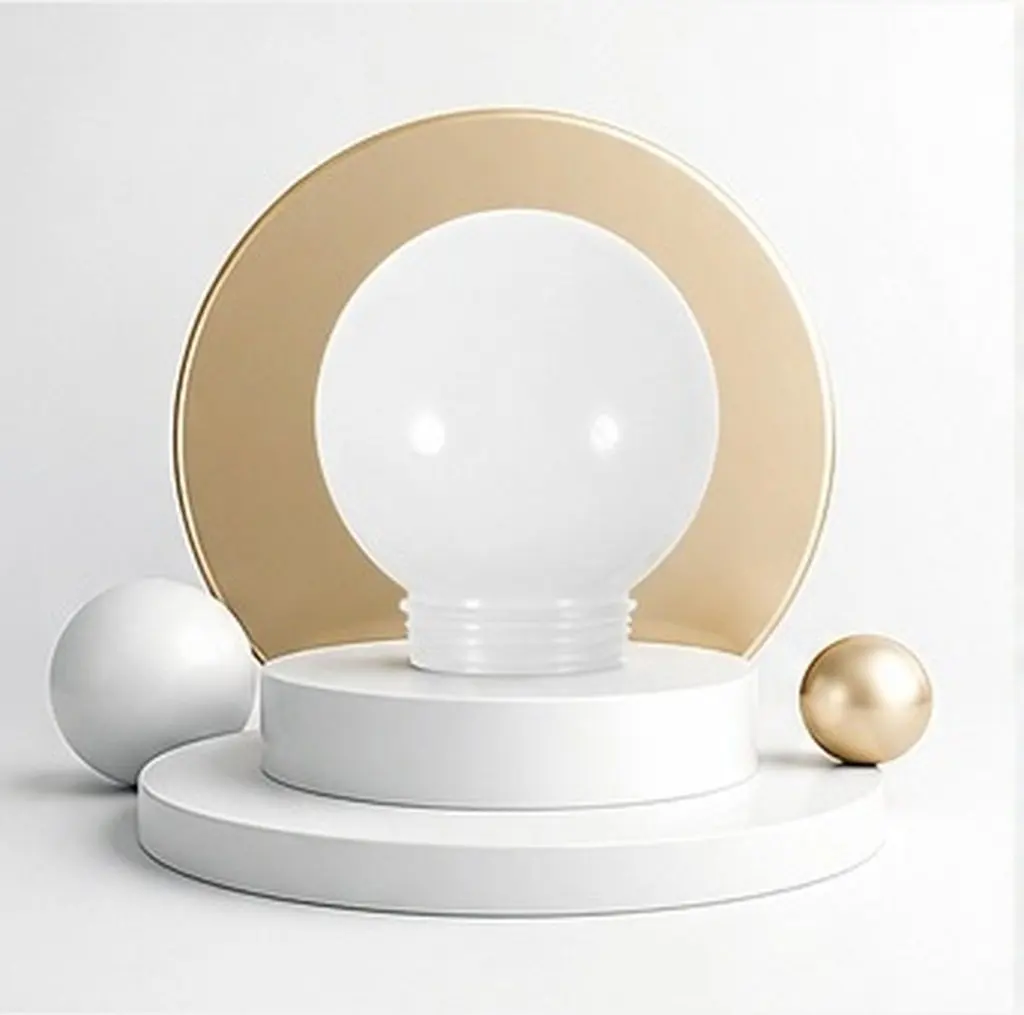 4Pcs Acrylic Ball Shaped Lampshade Outdoor Spherical Light Cover Replacement for Porch Garden Patio Lamp Fixture Weather