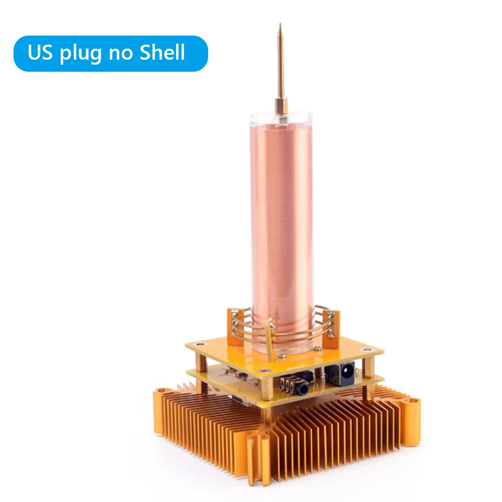 

DC8-32V Tesla Беспроводная передача США/ЕС Plug Arc Плазменный динамик Беспроводная передача Беспроводное освещение Идеальные подарки