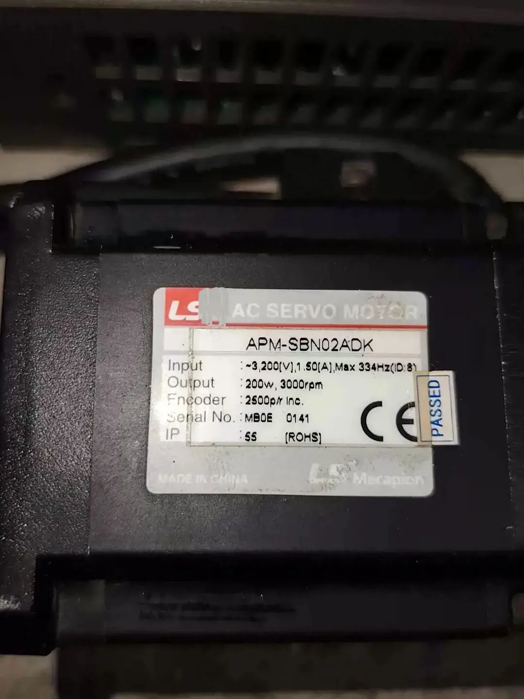 APD-VN02N APM-SBN02ADK Серводвигатель для LS