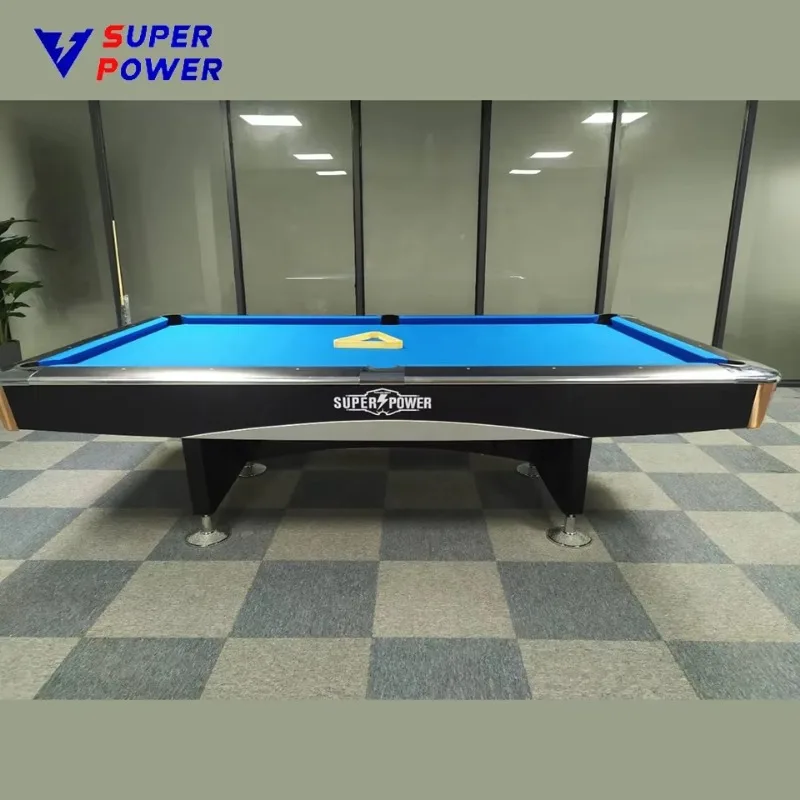 New Professional Marble 9ft Pool Table with Rubber Pocket for Sale