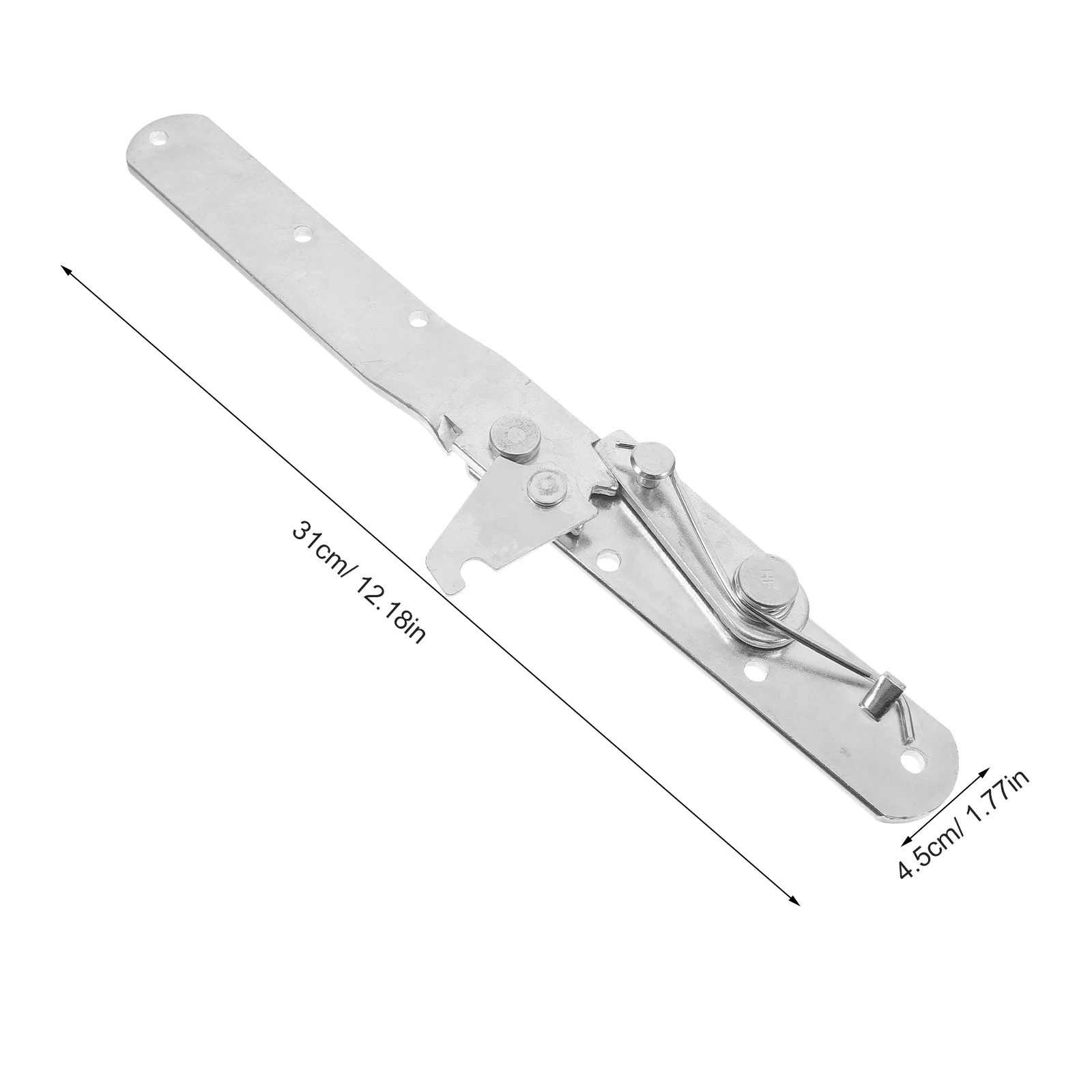 2 قطعة مسند الظهر للأريكة مفصلات قابلة للطي زاوية فضية مجلفنة قابلة للتعديل لأجهزة الأثاث كرسي آلية الربيع السلس #5