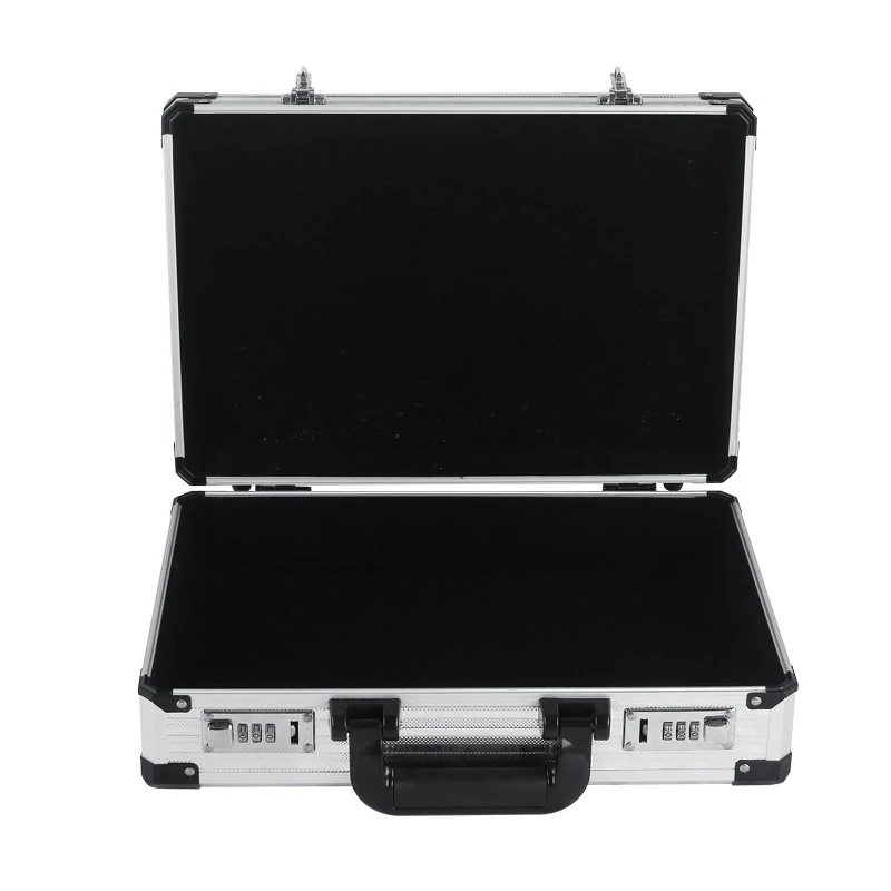 Portable Tool Storage Suitcase Aluminum Safety Instrument Protective Box Professional Hardware Repair Tools Organizer Boxes