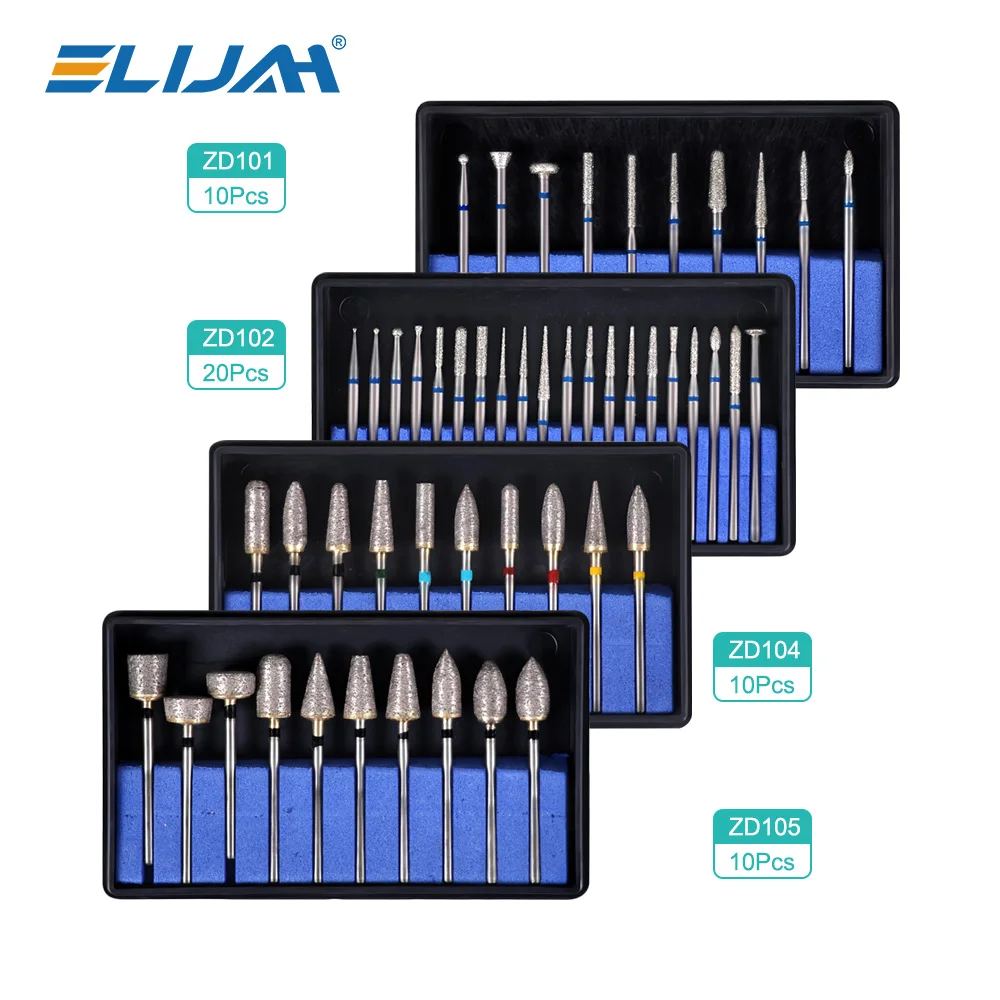 

ELIJAH 10/20 шт. комплект стоматологических алмазных сверл, твердосплавные полировальные шлифовальные головки HP 2,35 мм, комплект твердосплавных резаков для стоматологической лаборатории, стоматологические инструменты