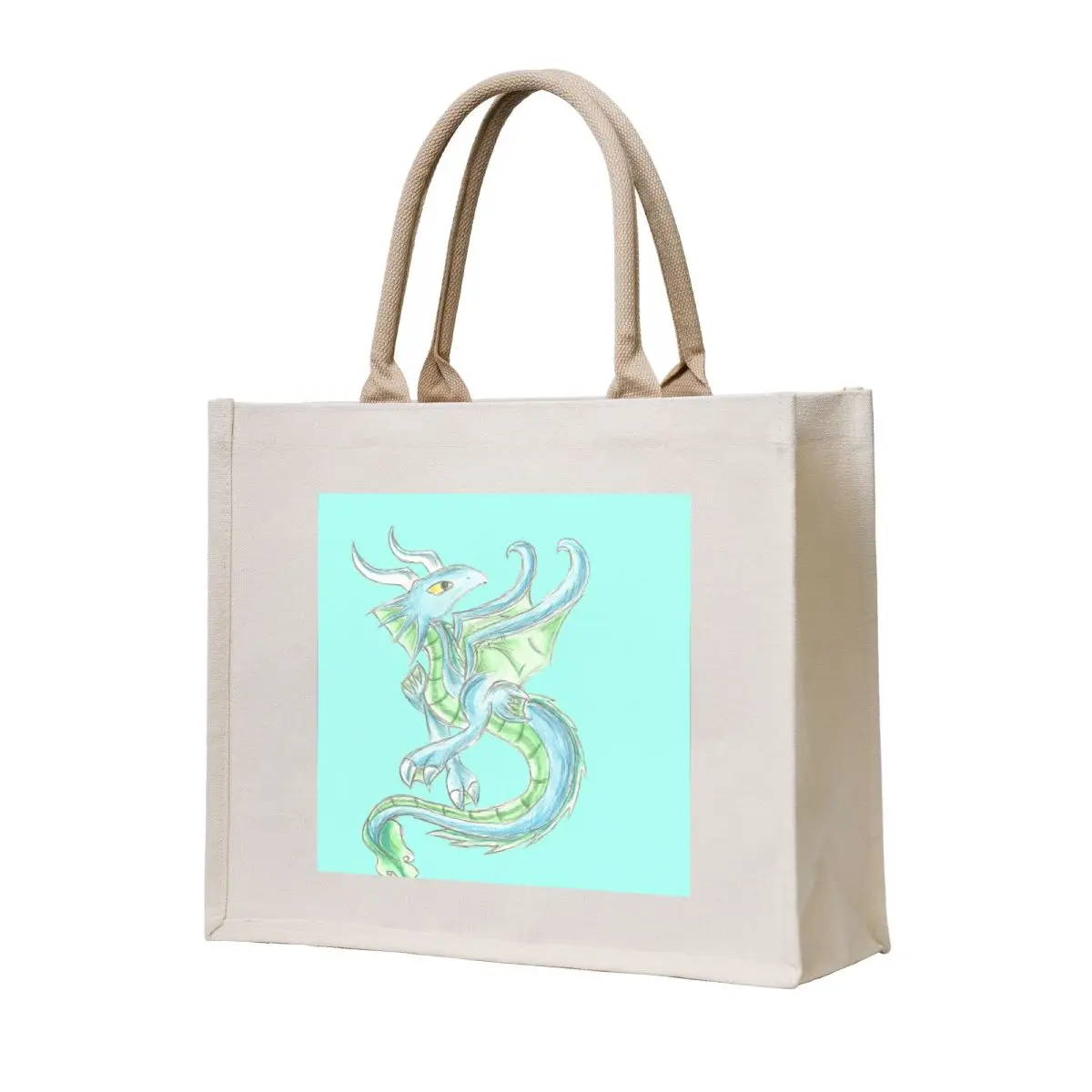 

Water Dragon Tote Bag Women's bags tote bag men's Gift bag foldable reusable