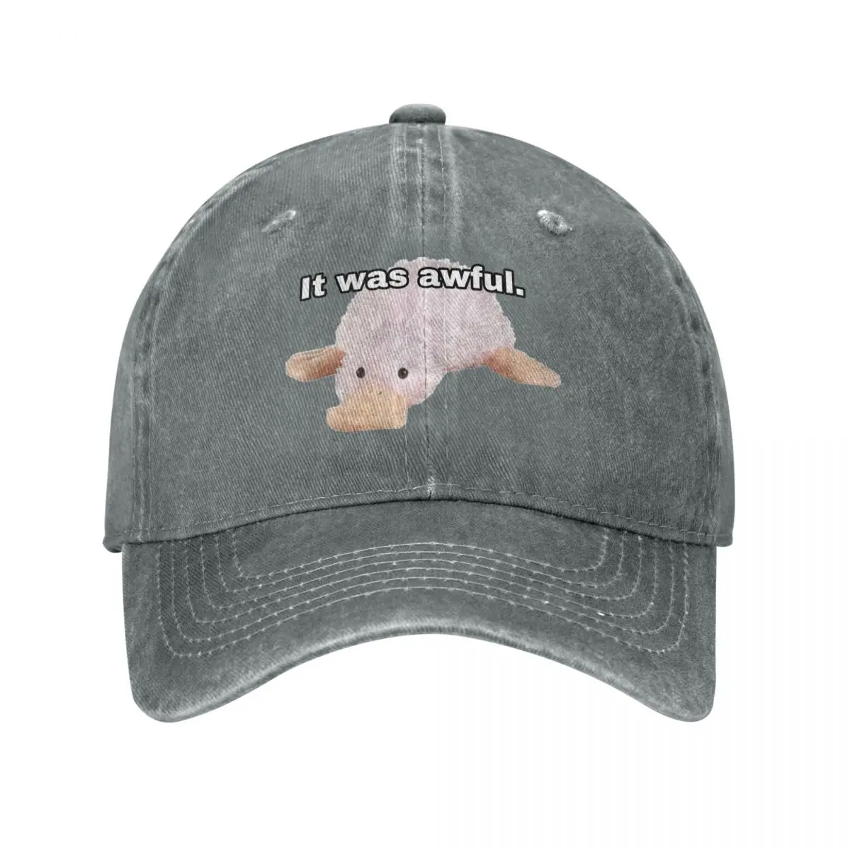 Webkinz waddles googles it was awful meme Baseball Cap Sunscreen party Hat Brand Man cap For Girls Men's