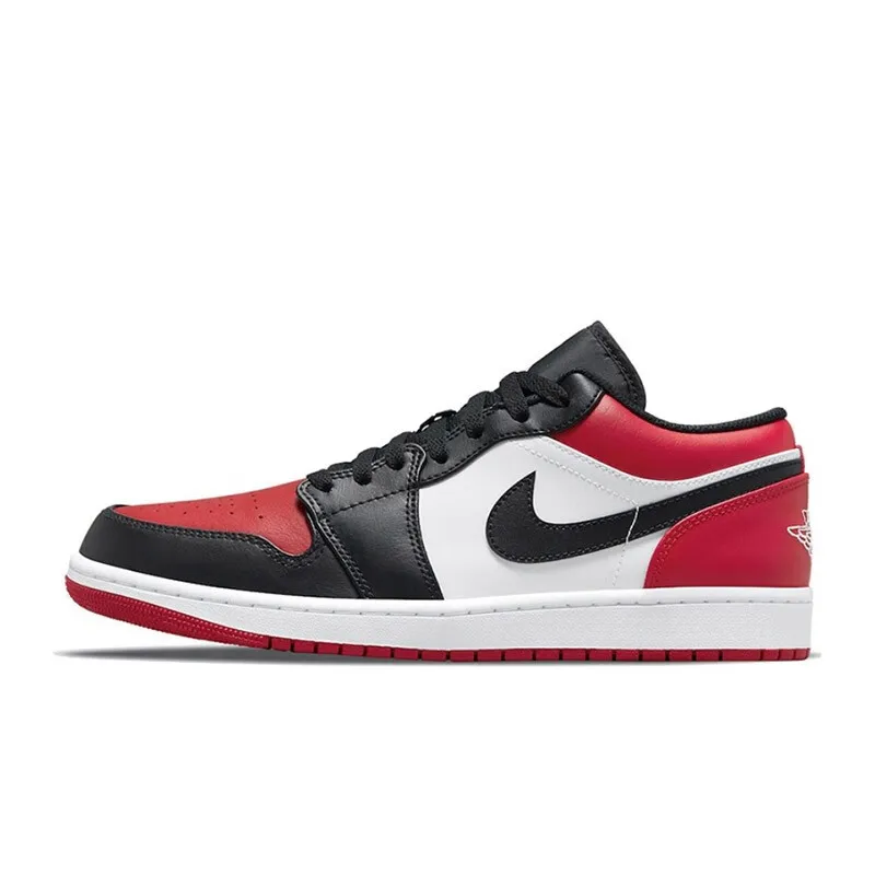 حذاء كرة السلة Jordan Air Jordan 1 منخفض عصري ومتعدد الاستخدامات ومضاد للانزلاق ومتين ومنخفض القطع للرجال