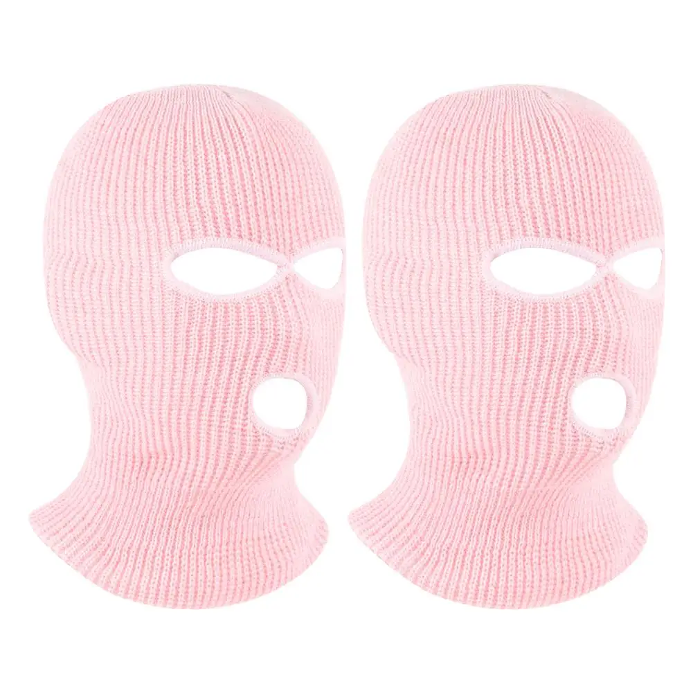 2Pcs 3-hole Car Seat Headrest Full Face Cover Ski Mask Hat Anti Ash Protection For Car Interior Seats Funny Cover Decoratio X4R2 image 3