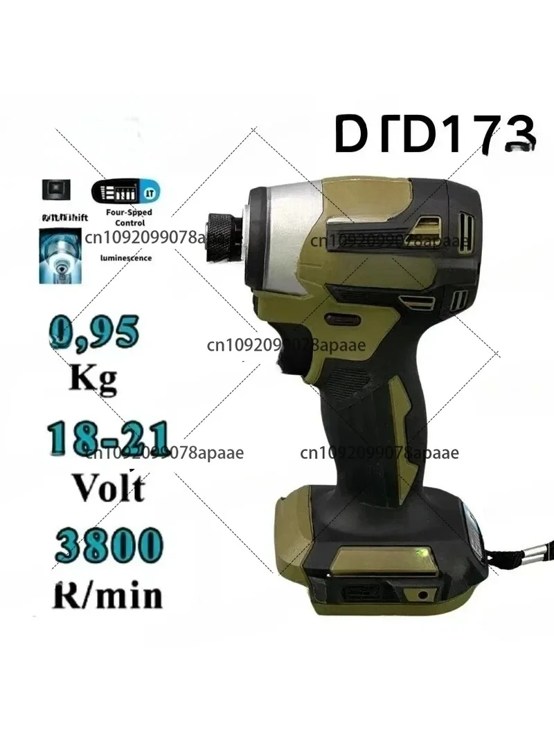 

Аккумуляторный бесщеточный ударный гайковерт DTD173 18В, многофункциональный электроинструмент с аккумулятором, новинка 2025 года