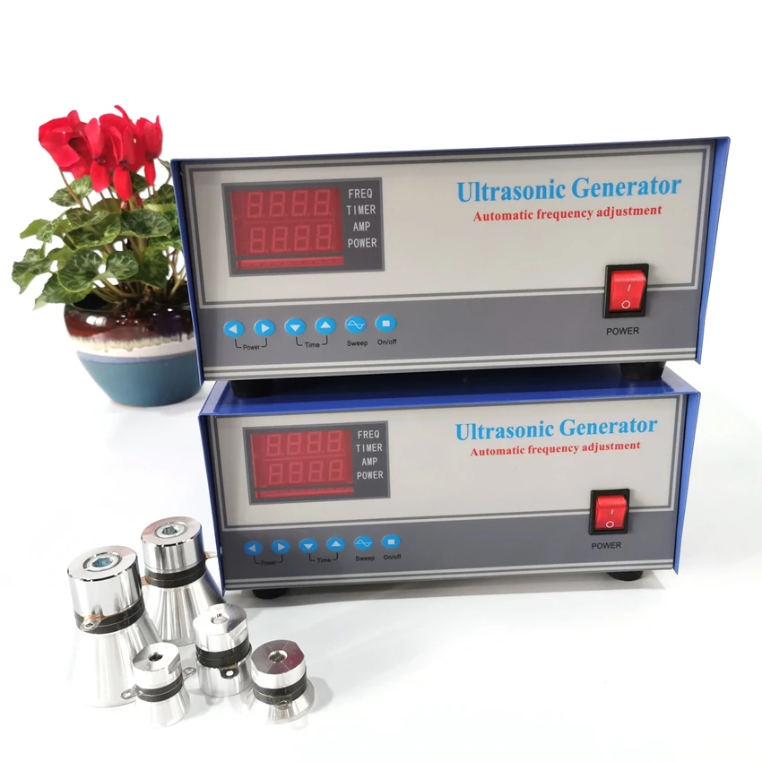 

High Frequency 54khz Ultrasonic Generator 1200w For Industrial Cleaning