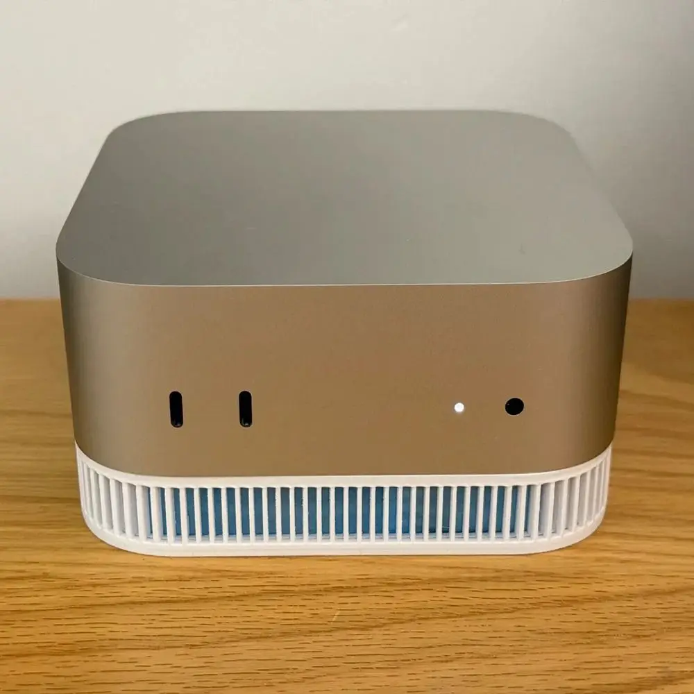 New Dustproof Host Base Anti-Slip Cooling Heat Dissipation Bracket 3D Printed Heightening Mount Stand for Mac Mini M4/M4 Pro2024