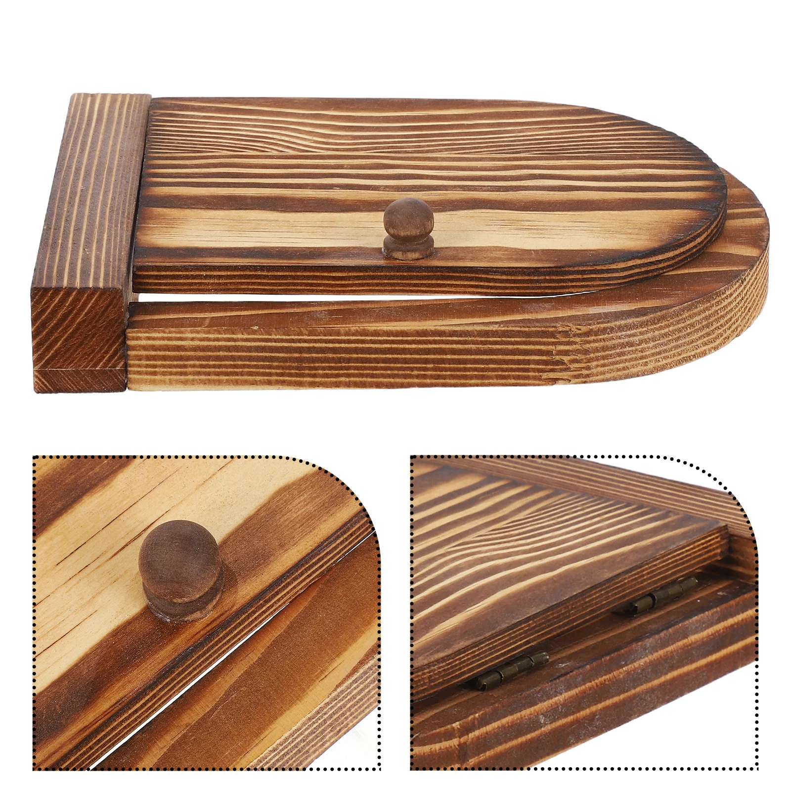 غطاء مفتاح باب الجنية الخشبية، غطاء حماية مفتاح الإضاءة المزخرف ذاتي اللصق لغرفة النوم والمطبخ والحمام