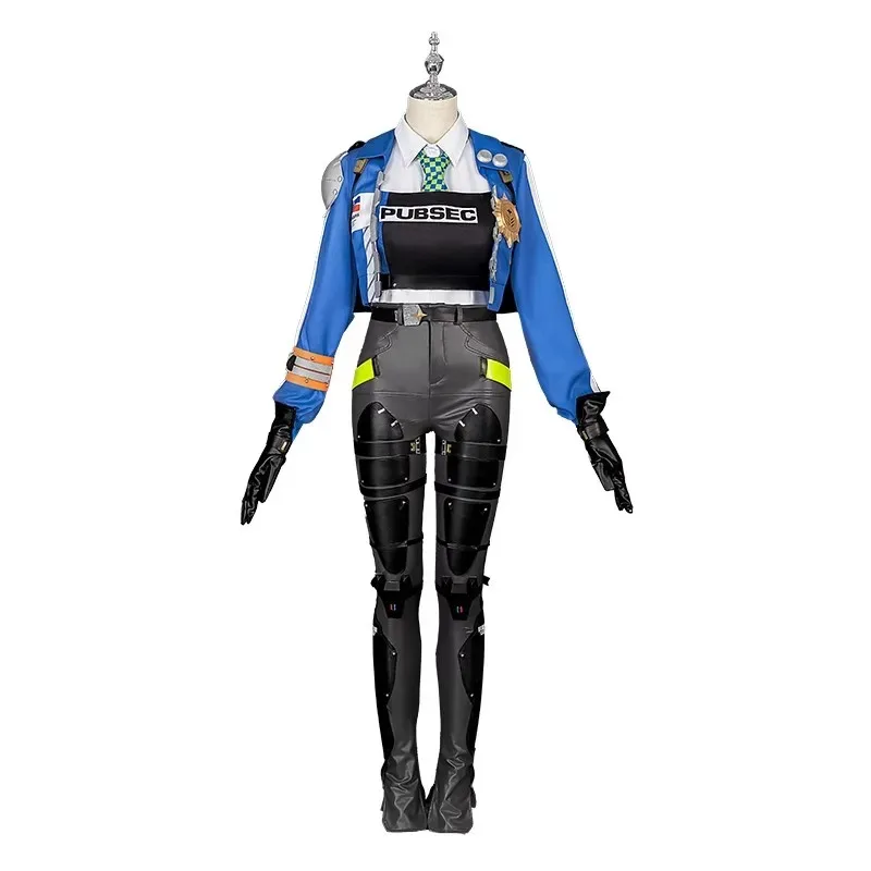 Zenless Zone Zero аниме игра Чжу Юань косплей костюм парик Чжуюань униформа криминальное расследование специальный отклик командная обувь