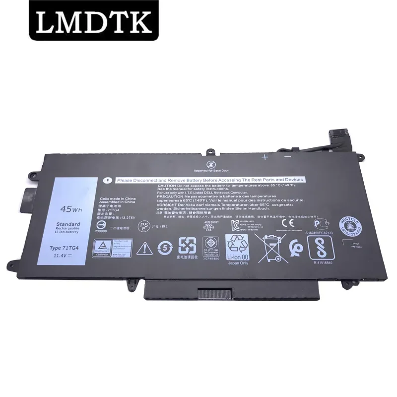 

LMDTK Новый 71TG4 Аккумулятор для ноутбука Dell Latitude 7280 5289 2 в 1 7390 11,4 в 45 Вт/ч