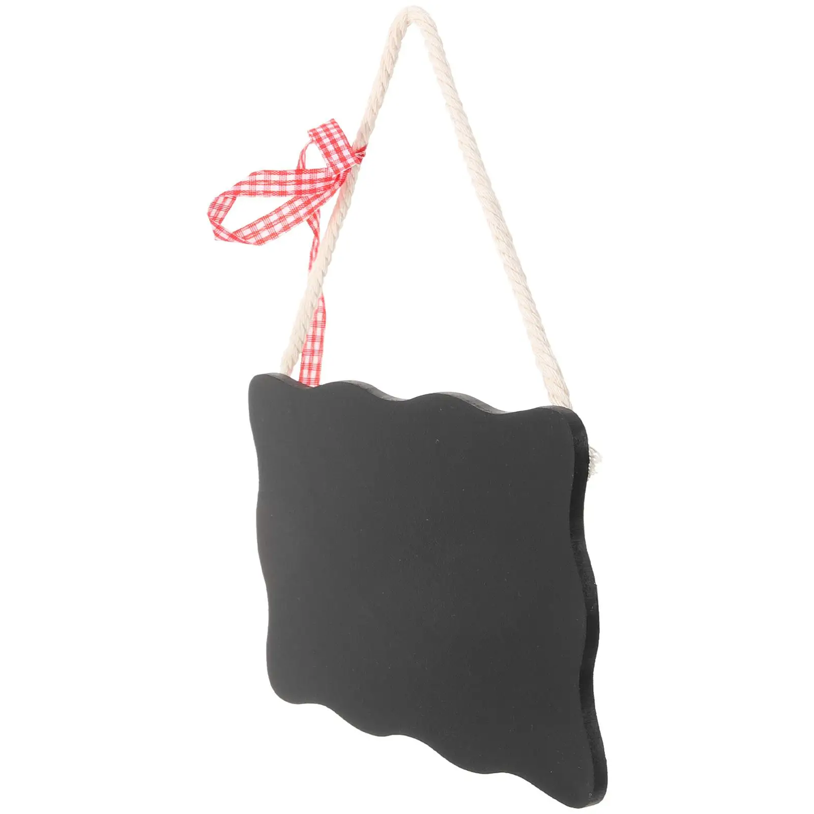

Wooden Sign Chalkboard Plaque Door Card Blackboard Listing Mini Plate Sturdy String Lightweight