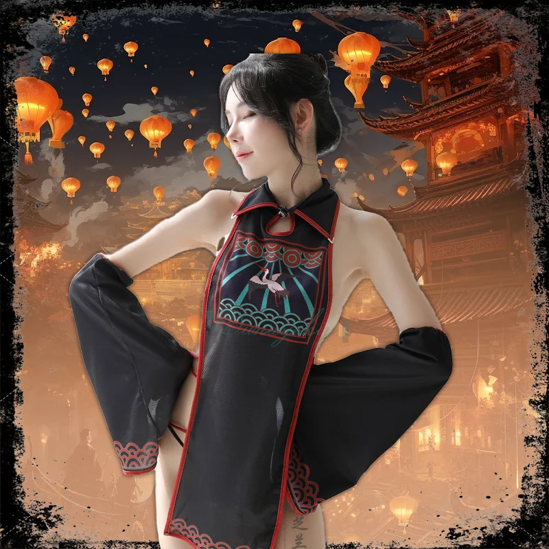 

Новинка 2024 года, костюм зомби в китайском стиле, синий, черный костюм, сексуальная одежда, шляпа династии Цин, реквизит на Хэллоуин, костюм ужасов, карнавальная вечеринка