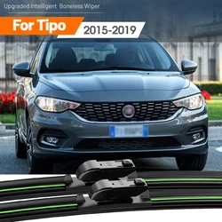 2pcs For Fiat Tipo 2015-2019 Front Windshield Wiper Blades 2016 2017 2018 Windscreen Window Accessories
