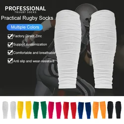 High Elastic Sports Calf Protection Outdoor Soccer Pile Socks American Football Extra Long Stockings Sports Accessories