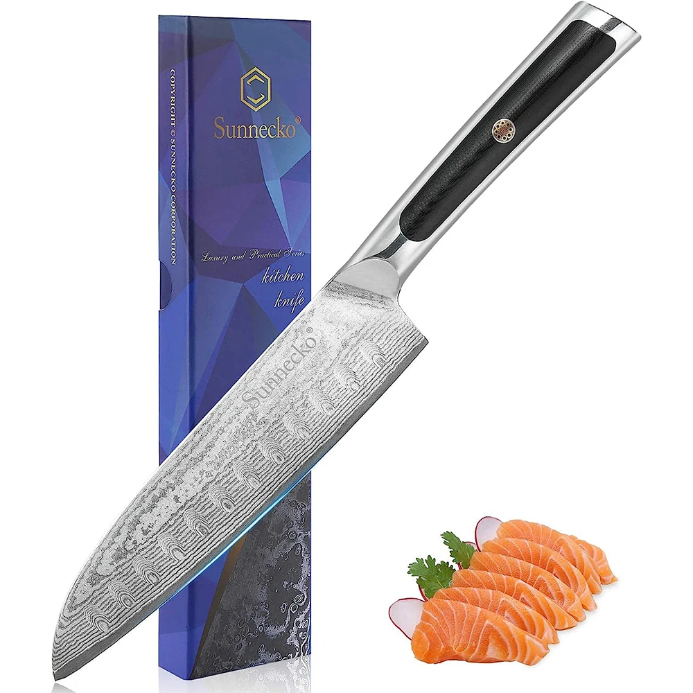 Sunnecko Japanese Santoku Knives 7