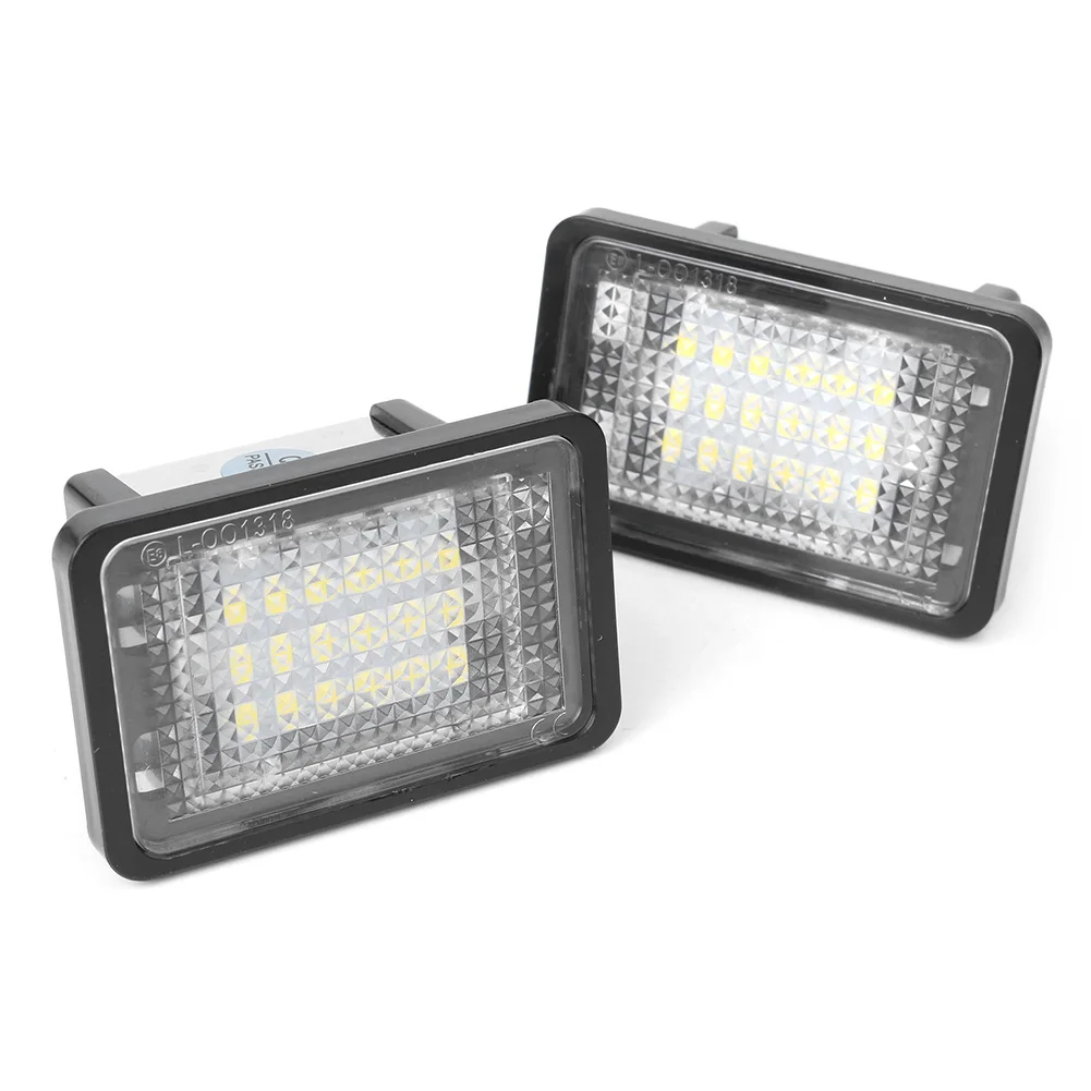 Pair LED Number License Plate Lights Licence Lamp For Mercedes Benz GLK X204 GLK350 2008 2009 2010 2011 2012 2013 2014 2015