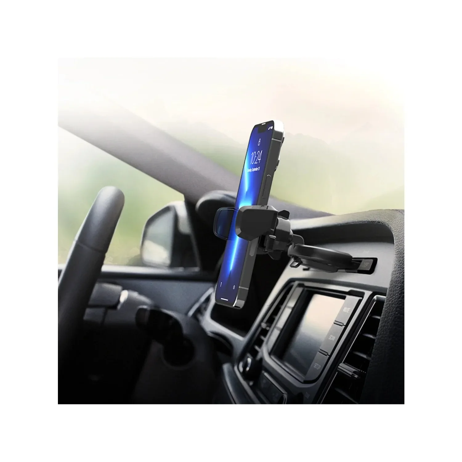 iOttie Easy One Touch Mini CD Slot Halterung und Telefon Halter, Schwarz, Kunststoff Telefon Halter Auto Telefon Halter Telefon Halter Auto