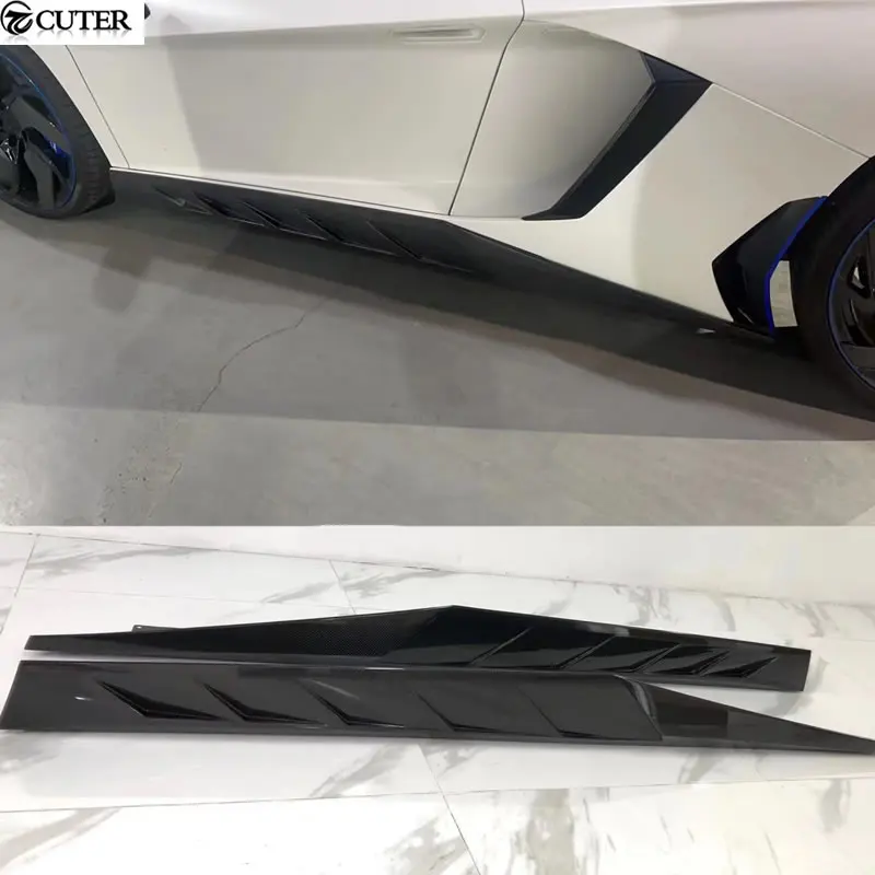 

Lp700 LP720 LP750 N Style Carbon Fiber Side Skirts for Lamborghini Aventador Car Body Kit