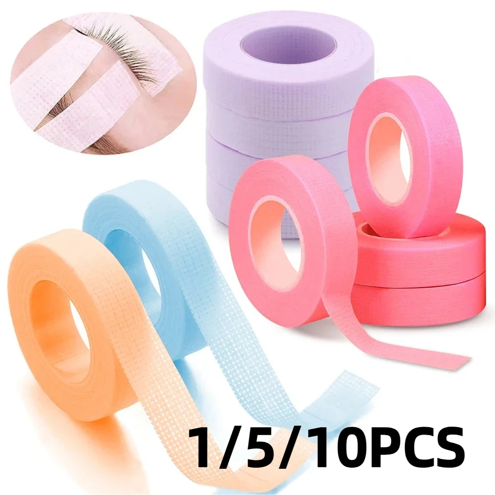 1/5/10 szt. Mikroporowata taśma do rzęs, materiały do przedłużania rzęs, narzędzia do makijażu, akcesoria do rzęs hurtowo, narzędzia do makijażu