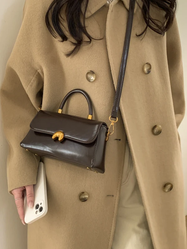 

Faionable Metal Bule, женская сумка через плечо, новинка 2025, модная сумка через плечо, маленькая квадратная сумка Sli для молодых женщин