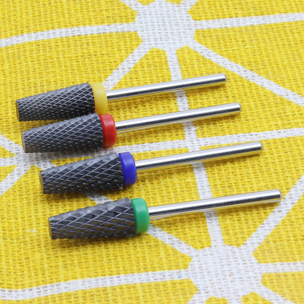1Pcs 3-in-1 High-End Black Ceramic Electric Nail Drill Bits: Safely Remove Acrylic or Hard Gel Nail Art with Low Allergenicity F