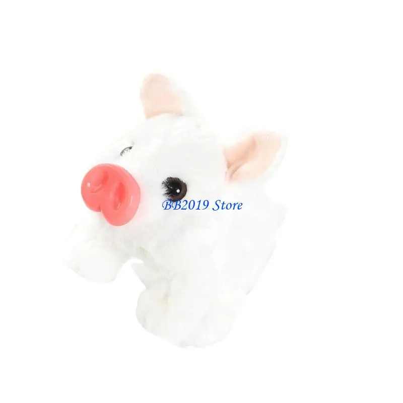 Q0KB – jouet compagnon cochon électrique interactif pour enfant, jouet Stimulation des compétences d animal compagnie