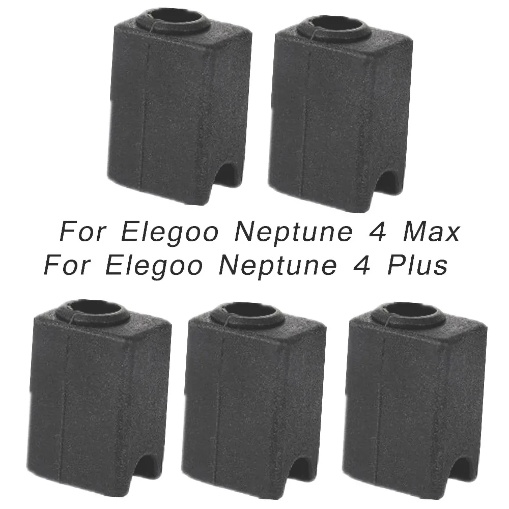 For Elegoo Neptune 4 Max / 4 Plus Silicone Sock 3D Printer Accessories Hotend Heater Block Cover Heat Insulation Silicone Sleeve