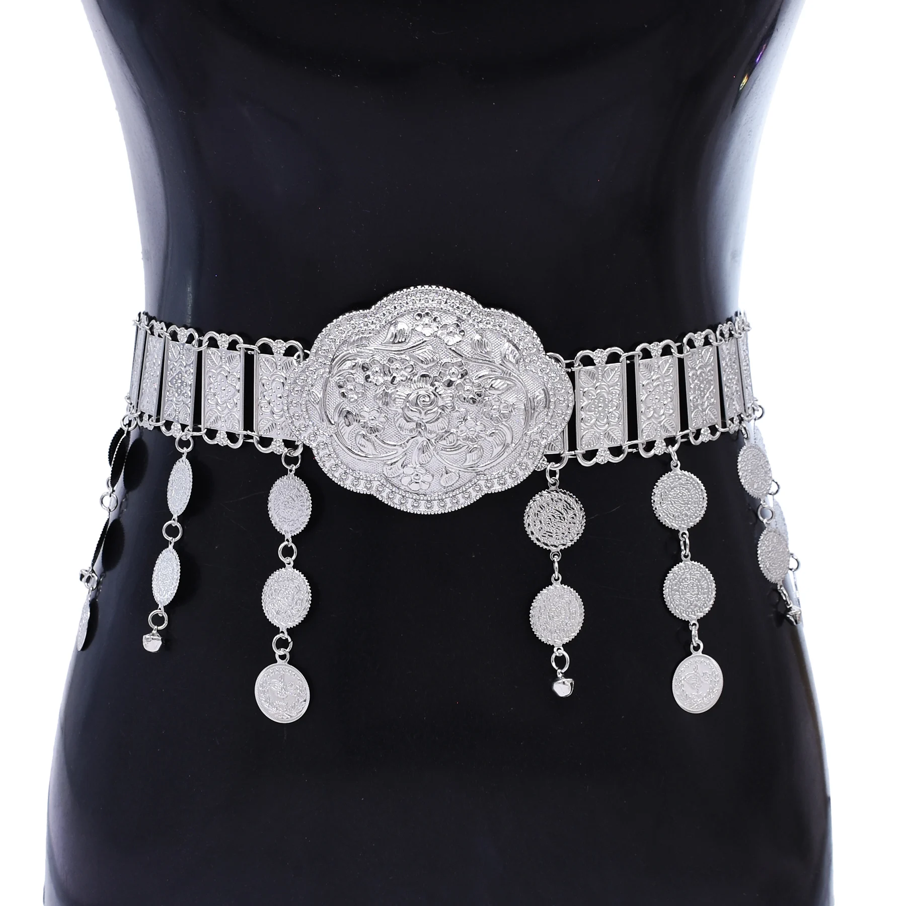 Indian Ethnic Silver Golden Ta - Ethnic Indian Fashion 评论和价格