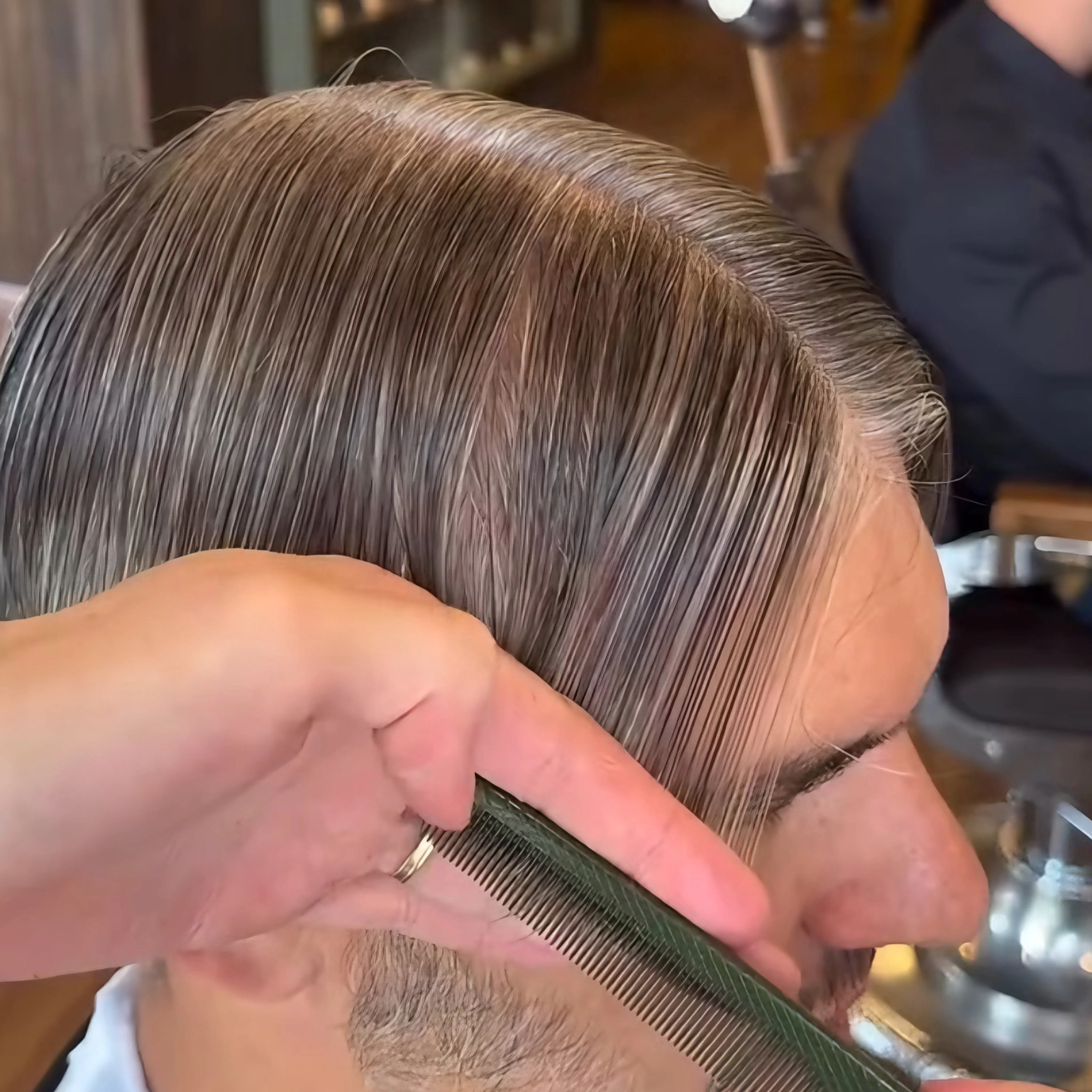 حقن كامل الجلد بولي Base قاعدة الرجال الباروكات دائم رقيقة 0.1 مللي متر الذكور الباروكات استبدال وحدة الشعرية الاصطناعية 100% الشعر البشري الهندي