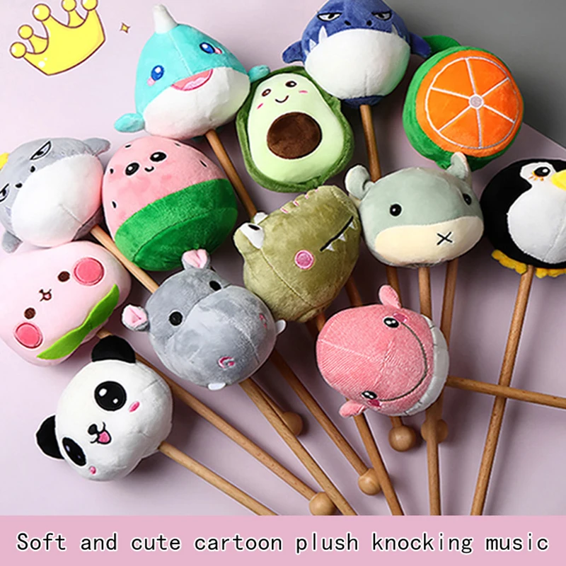 Body Relaxing Massager Hammer Hand-held Back Beater Cartoon Cute Plush Small Massage Hammer Shoulder Legs Hitting Hammer Stick