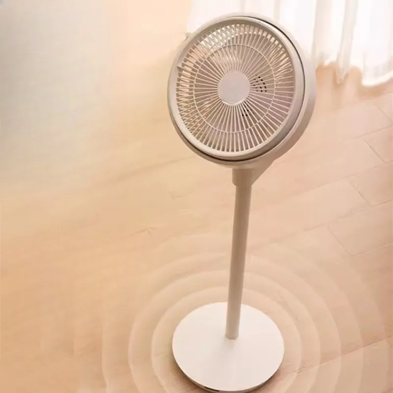 

Air circulation fan Intelligent voice Home mute Vertical 3D turbine Floor