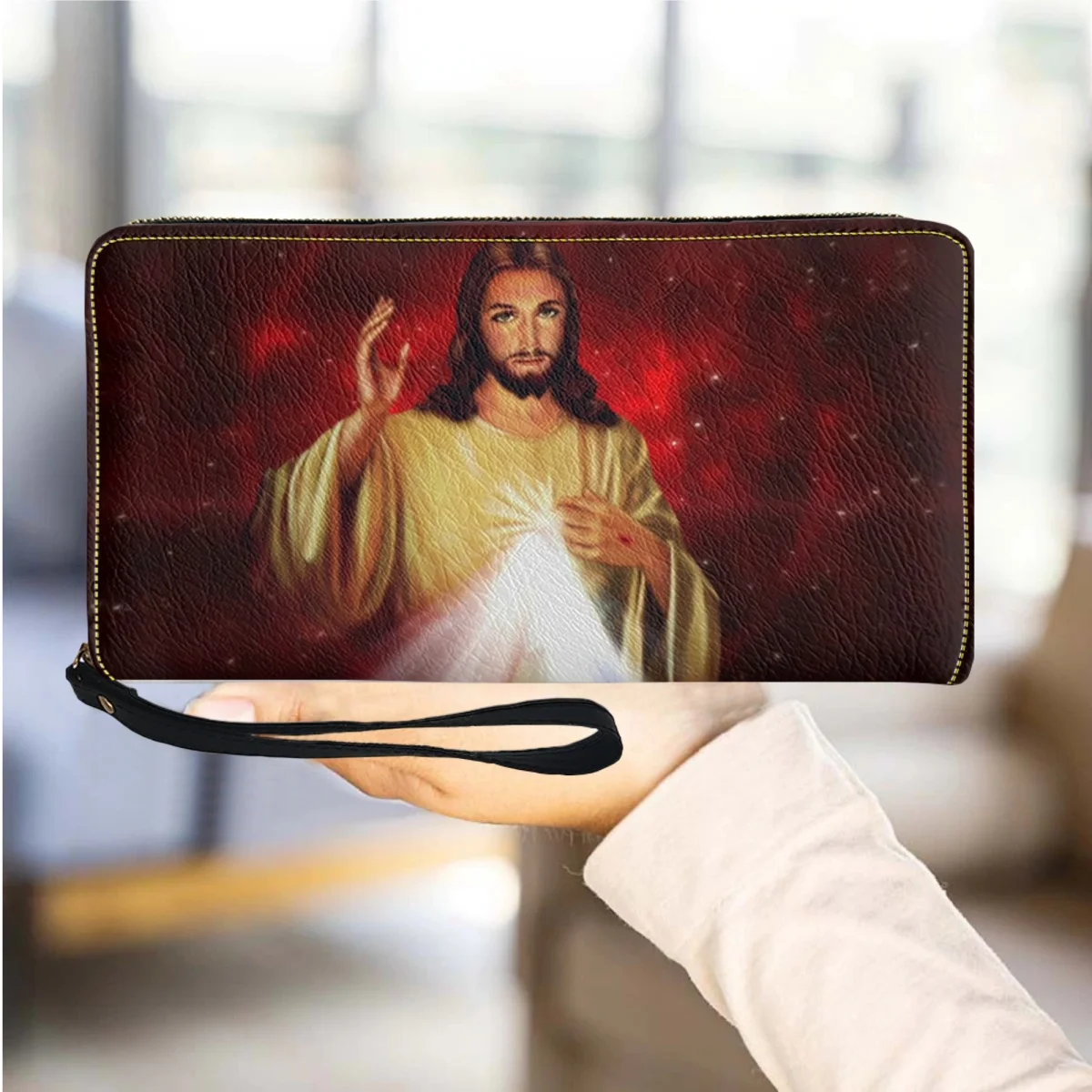 

Fallas de San Jose Leather Wallets for Women Casual Purse Holiday Gifts Girls Card Holder Travel Wallet Female Money Bags Woman