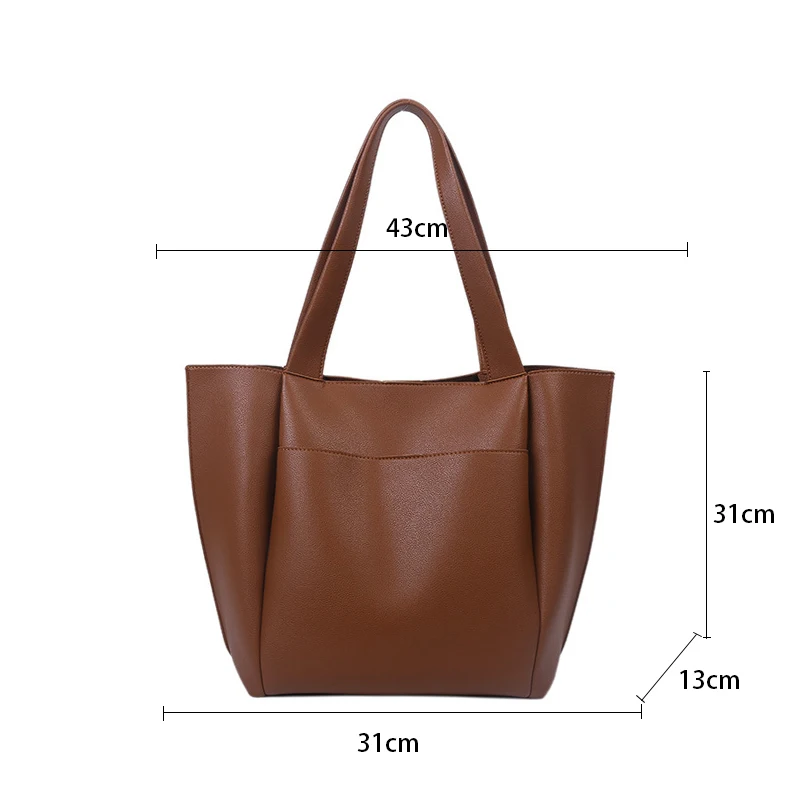 Fashion Women Tote Bags ,Summer Latest Brands ,Large Capacity Shoulder Bag ,Soft PU Leather, Lightweight Shopper Totes