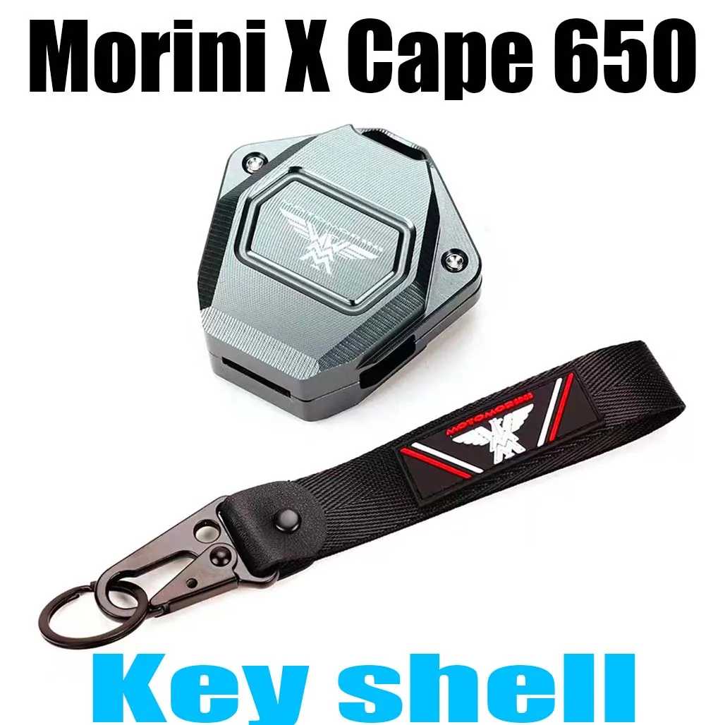 For Morini X Cape 650 22-25 modified car key case+key chain