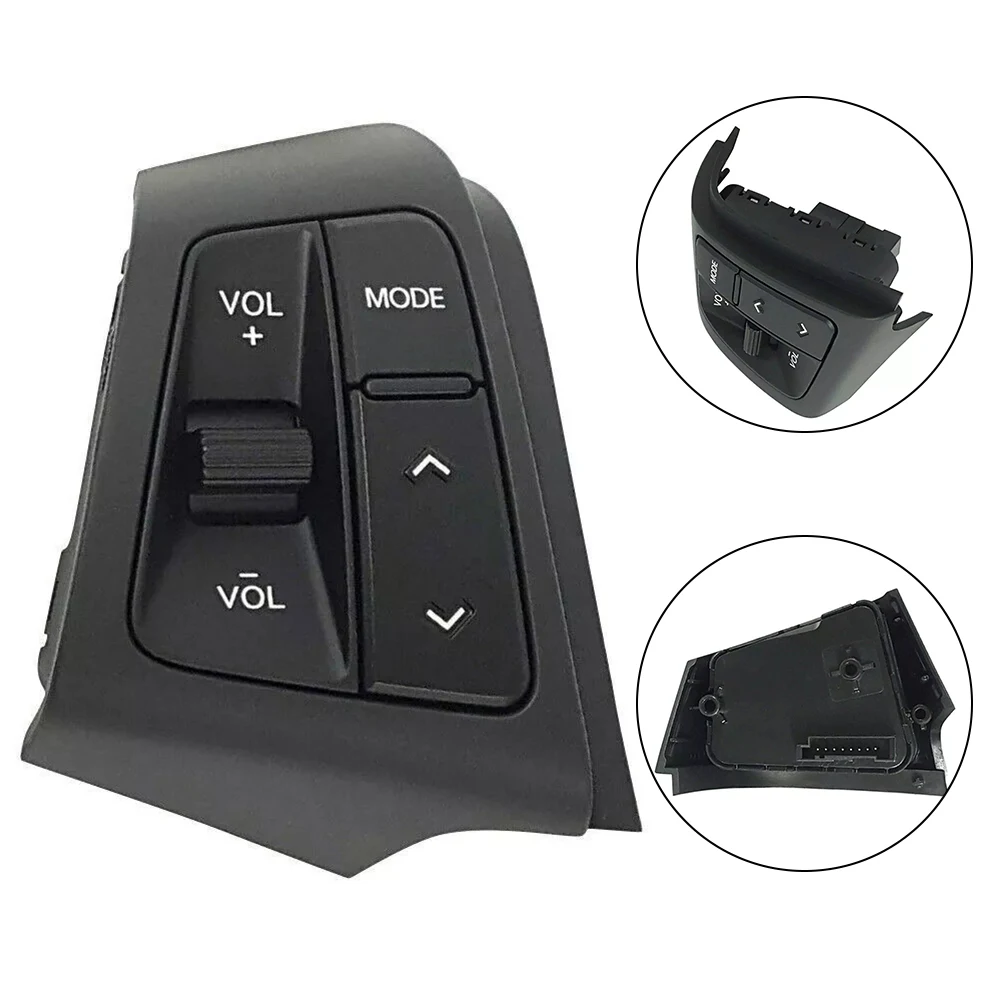 Riparazione auto Manutenzione veicoli Interruttore al volante Colore nero Nero Sostituzione diretta Materiali di alta qualità