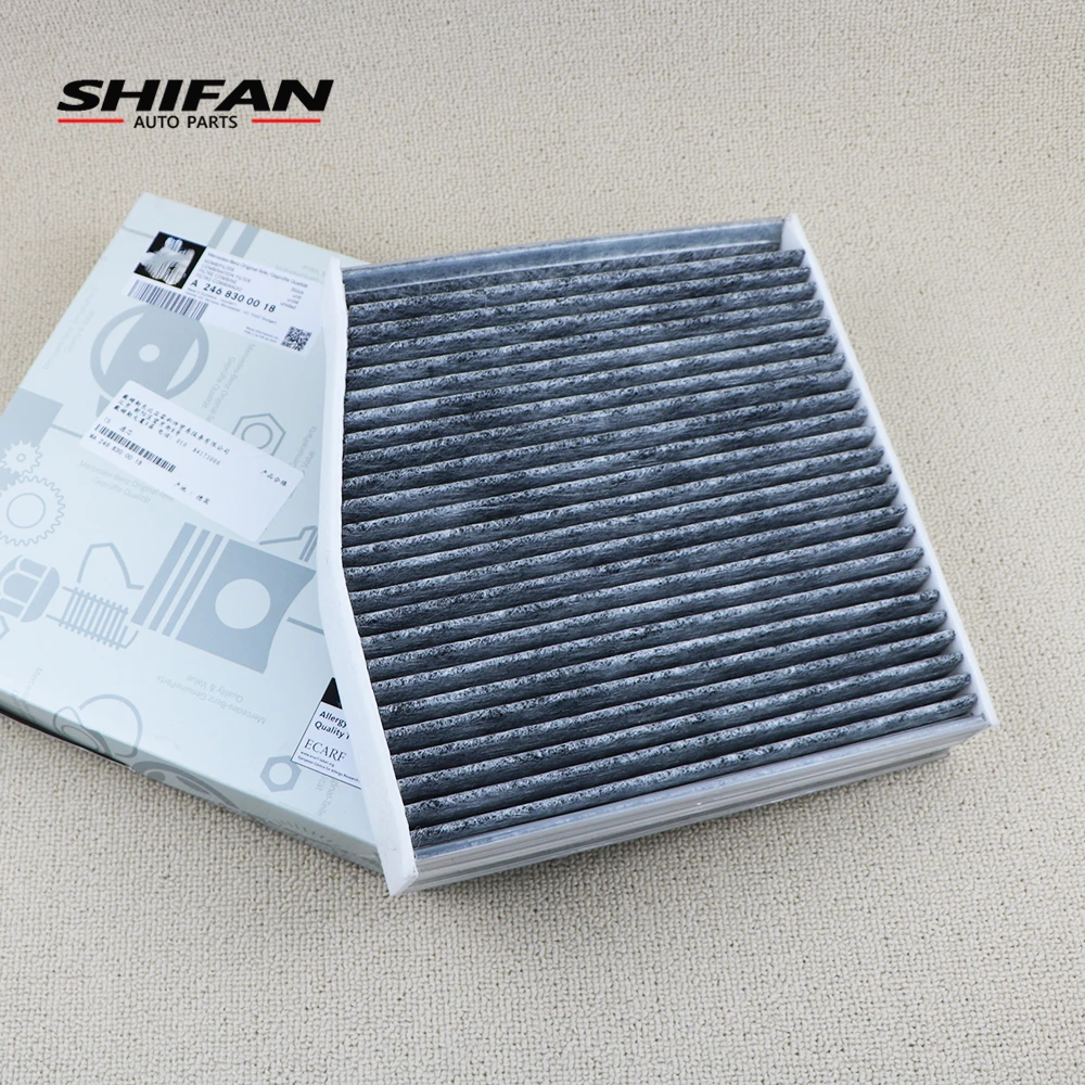 2468300018 Carbon Cabin Air Filter For Benz W176 A160 A180 A200 A220 W246 W242 B160 B180 B200 B220 C170 CLA 180 200 A2468300018