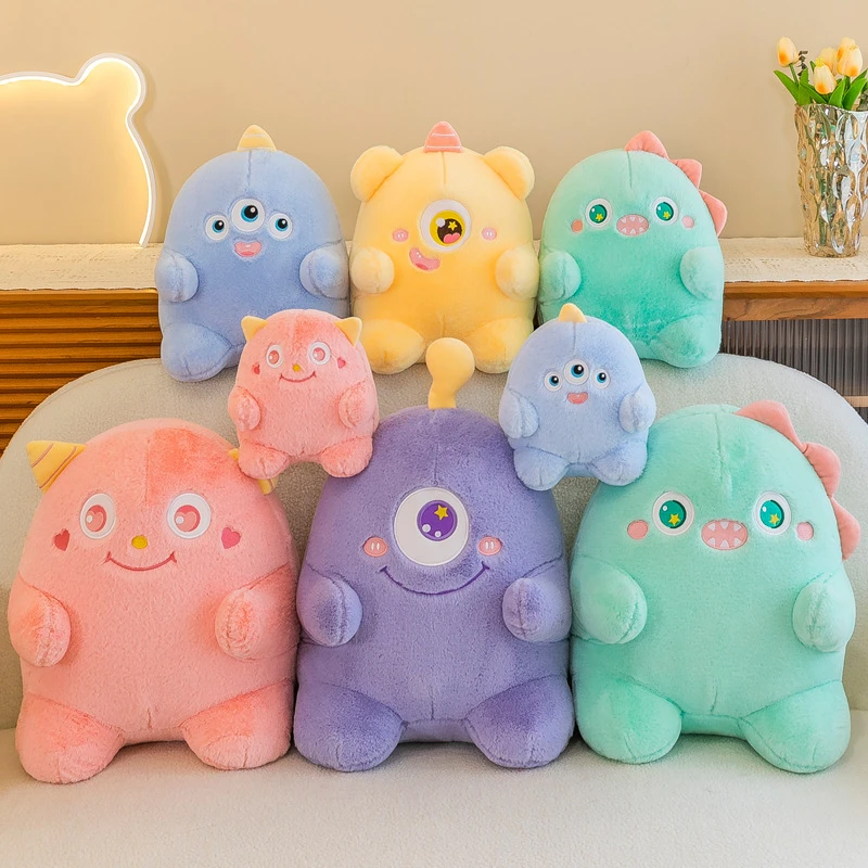 IBaby-Little Monster Stuffed Toy para meninos e meninas, boneca de pelúcia fofa dos desenhos animados, presentes de aniversário 30cm