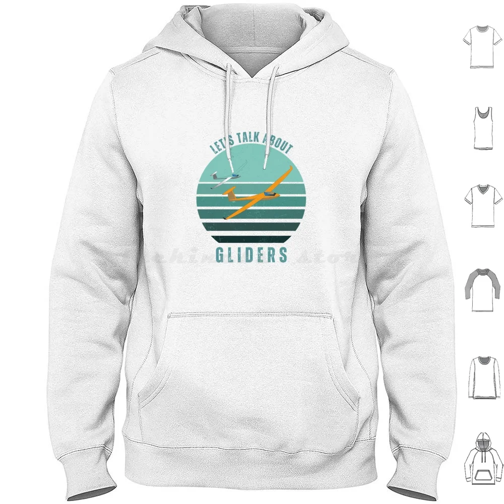 Let's Talk About Gliders Hoodie Cotton Long Sleeve Id Rather Be Gliding Gliding Soaring Bucket Hat Sunscreen Uv Glider Gliding