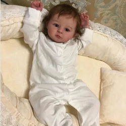 55cm Finished Archie Bebe Reborn 3D Painted With Soft Touch Feeling Reborn Dolls Lifelike Realistic Art Muñecas Reborn