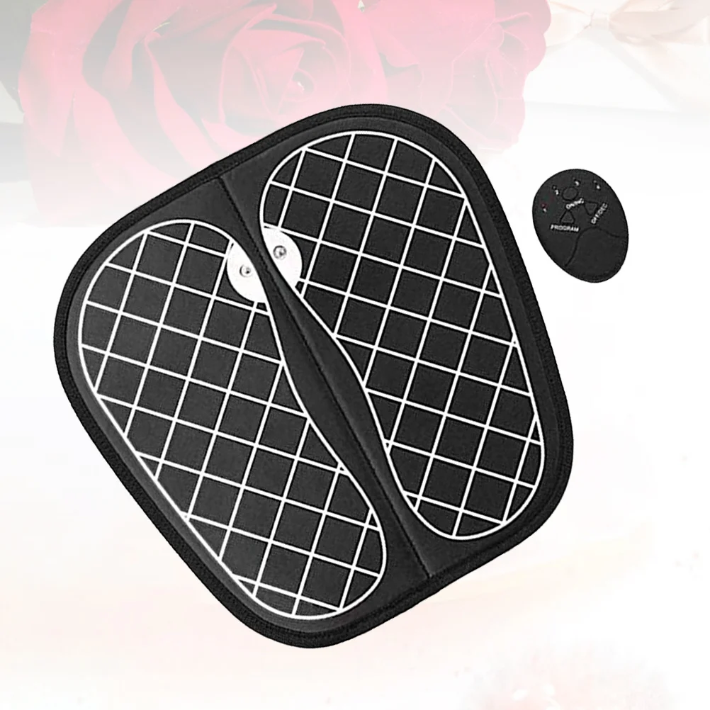 1 stuks elektrische voetmassagemat USB-oplaadmassagepad voor thuisgebruik stimuleert de bloedstroom Sterke immuniteit Ondersteuning Zwart