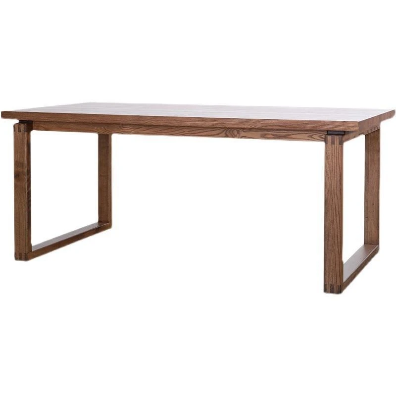 

Nordic household rectangular dining table and chair combination, multi-person dining table, simple