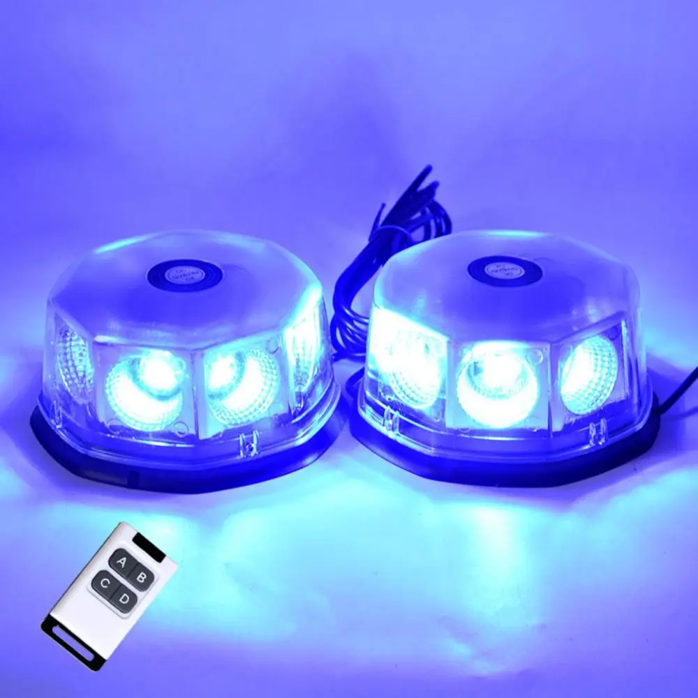 2-in-1 Design Magnetic Strobe Light Kit Multi-Mode Flash Magnetic Mount Dual Head Warning Flasher Flash Warning - Image 4