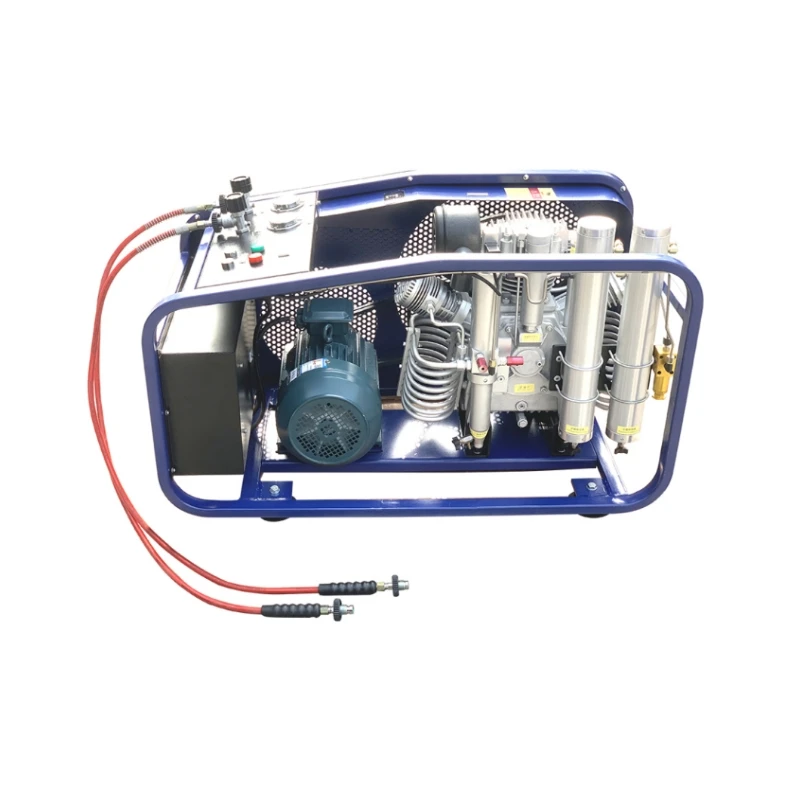 Huayan 265L/min 30MPa automatic stop portable high pressure air compressor for filling